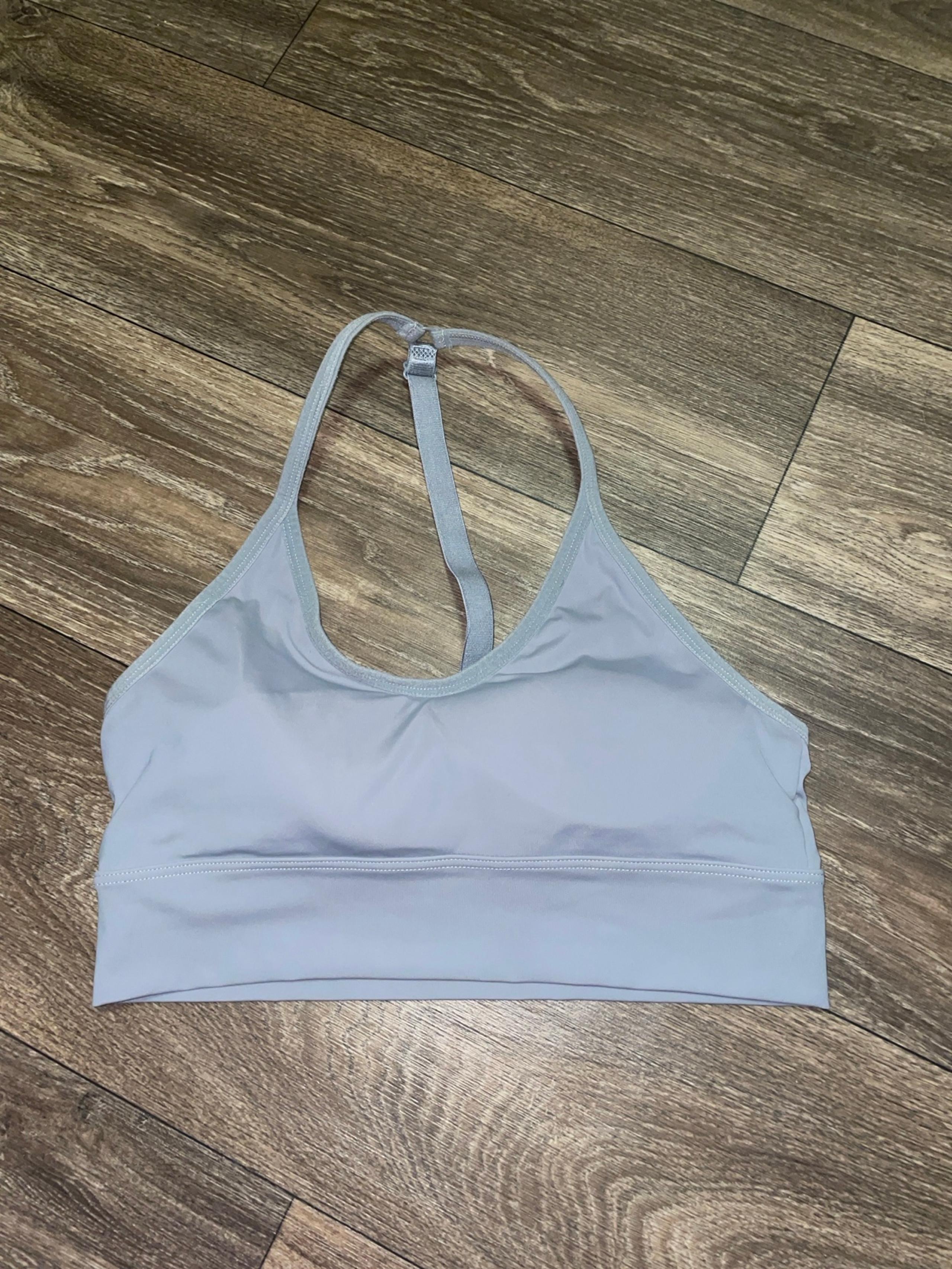 Grey Sport Bra Medium