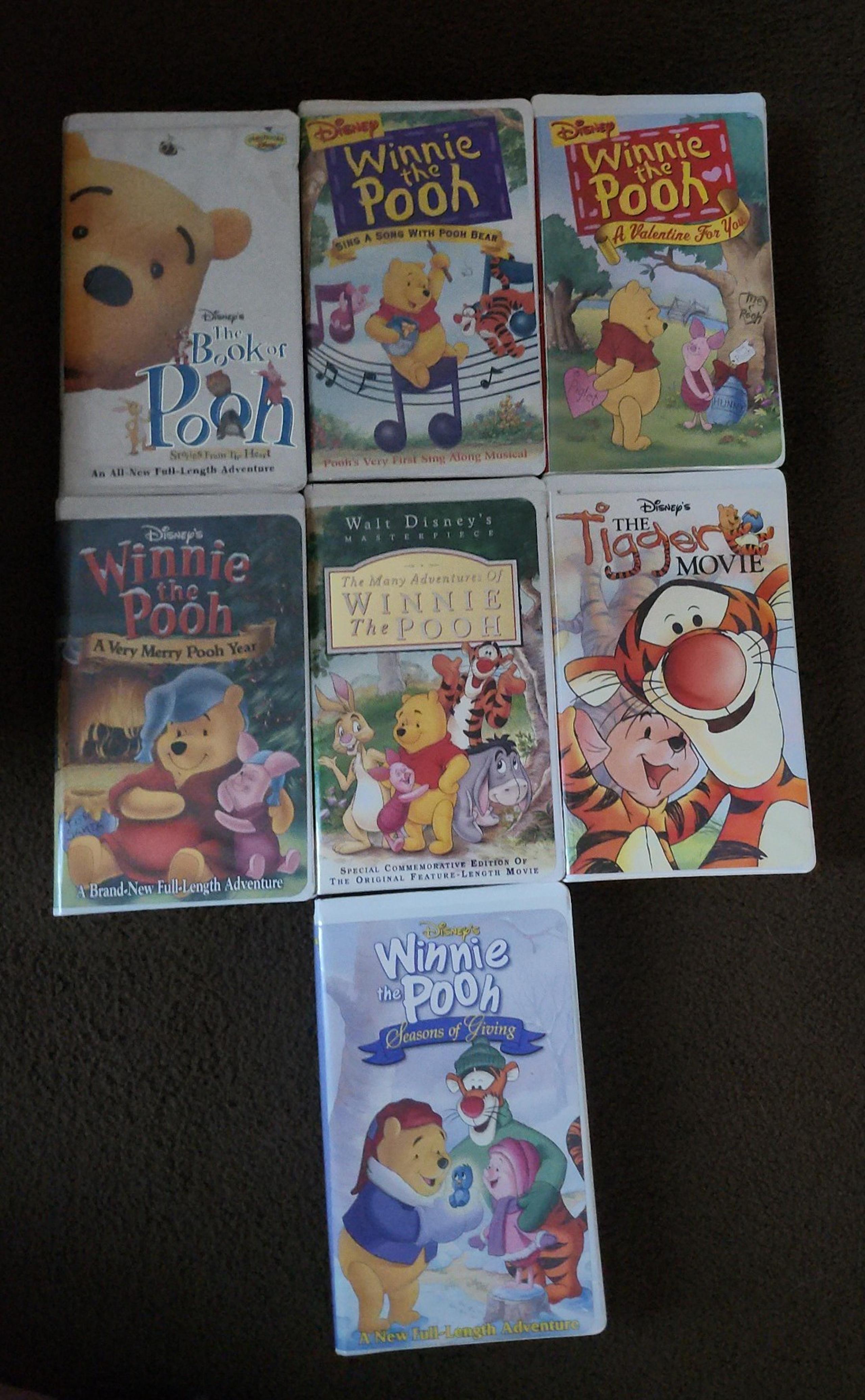 VHS tapes Winnie the Pooh - Disney