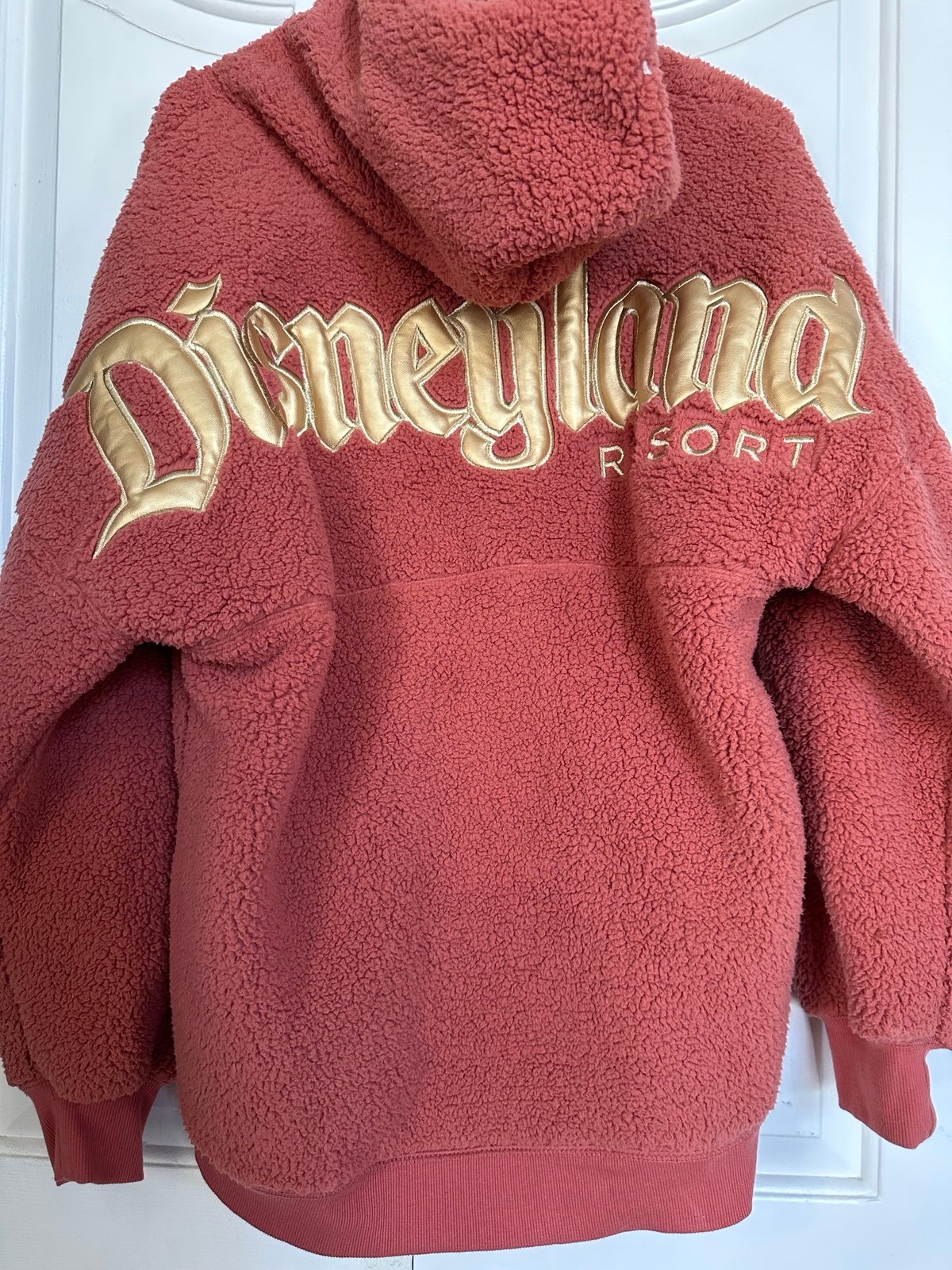 Disneyland Sherpa Fleece Pullover Hoodie by Spirit Jersey Medium