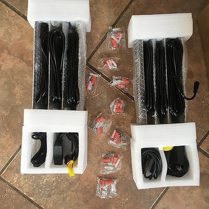 8-Pack Smart Hardscape Lighting, Retaining Wall Lights, Alexa & google asst