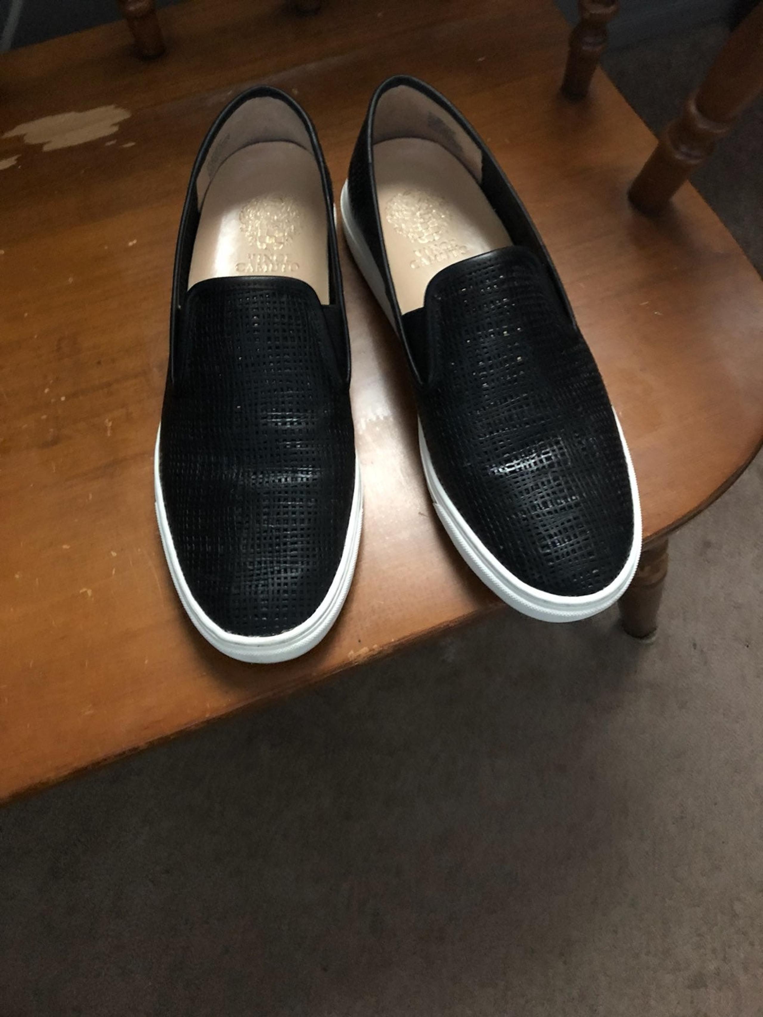 vince camuto Leather Slip On Shoes