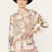 Johnny Was Women's Stano Monroe Tunic Bohemian Patchwork Button-Up Dress
