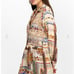Johnny Was Women's Stano Monroe Tunic Bohemian Patchwork Button-Up Dress