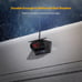 Magnetic Solar Wireless Backup Camera, 5 HD Monitor, 2-Min Installation True Wi