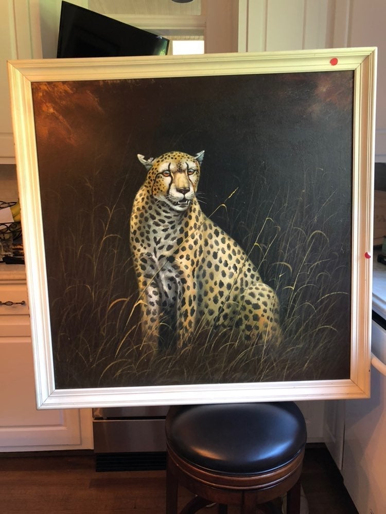 Leopard painting