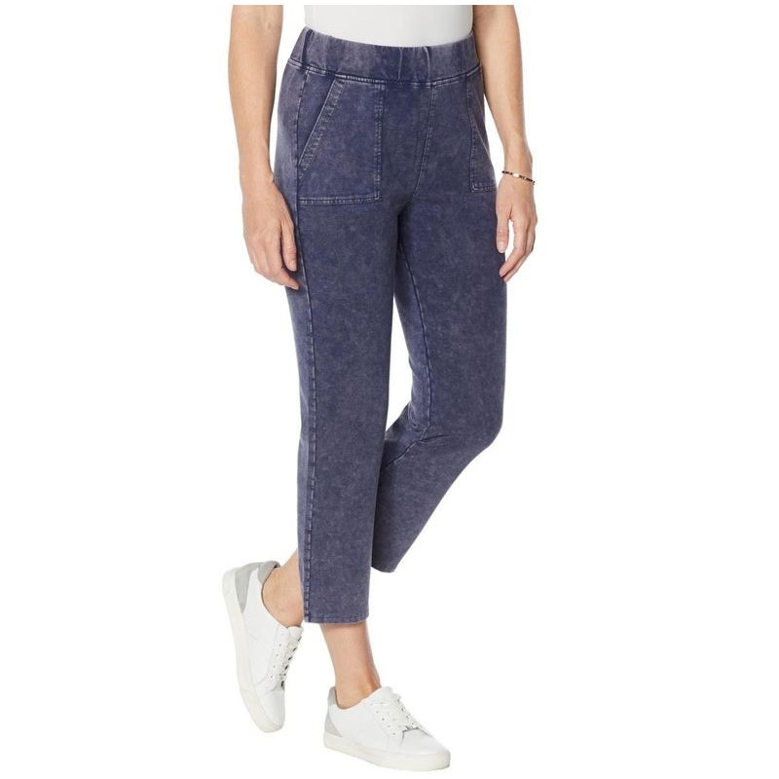 DG2 by Diane Gilman "DG Downtime" Kick Flare Crop Lounge Pant Size ST