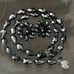 Hollywood Regency VENDOME Faceted Black AB Crystal Glass Necklace & Earring Set
