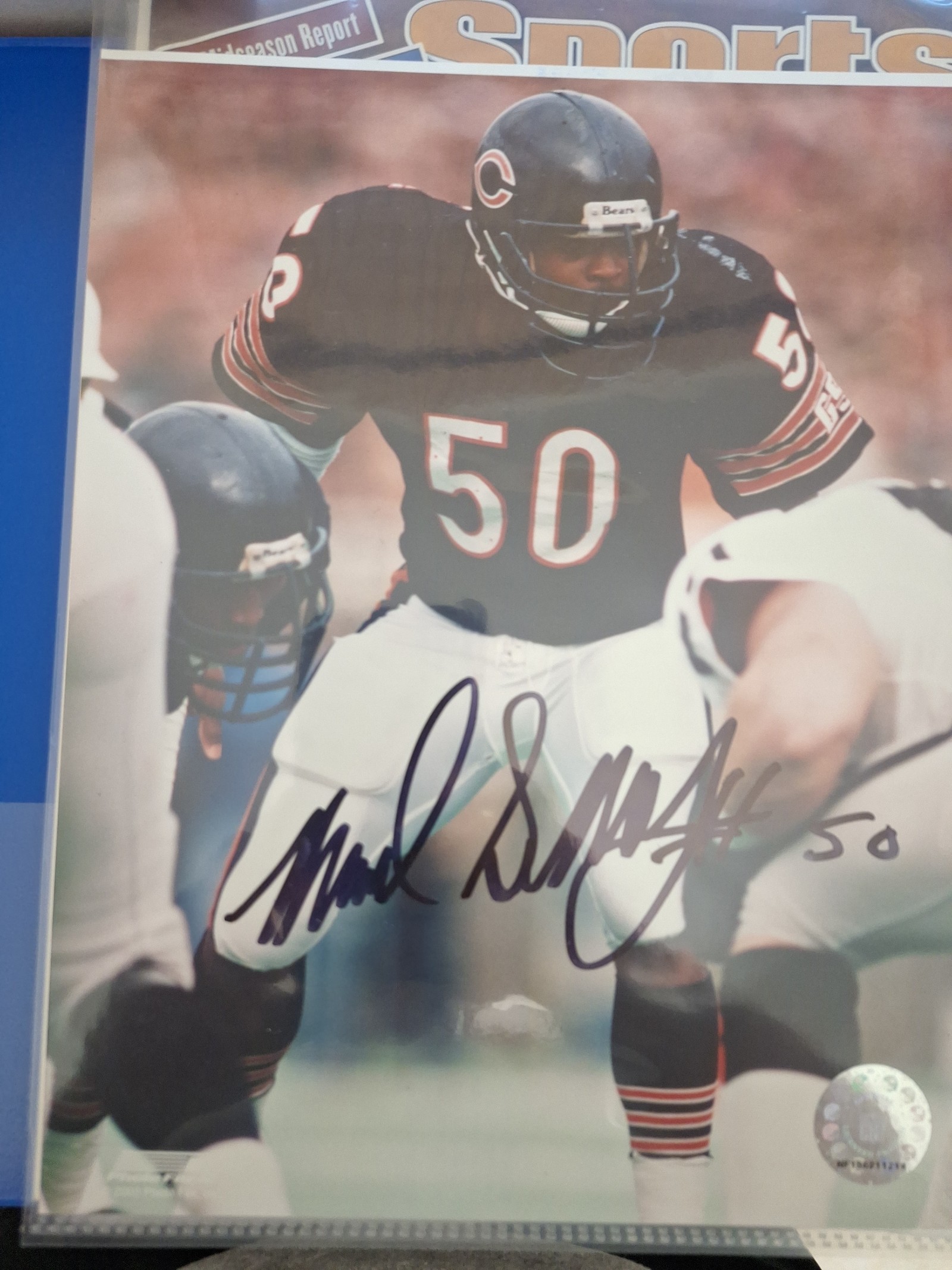 Mike Singletary autograph 8x10 picture