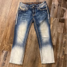 Rock revival capri jeans
