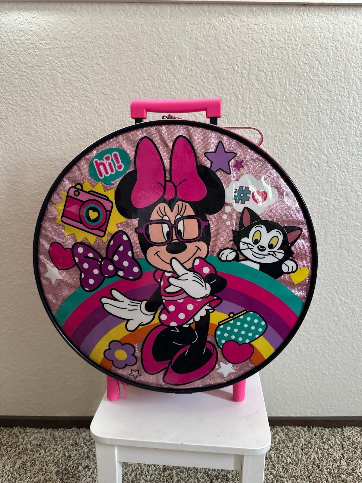 minnie suitcase disney store