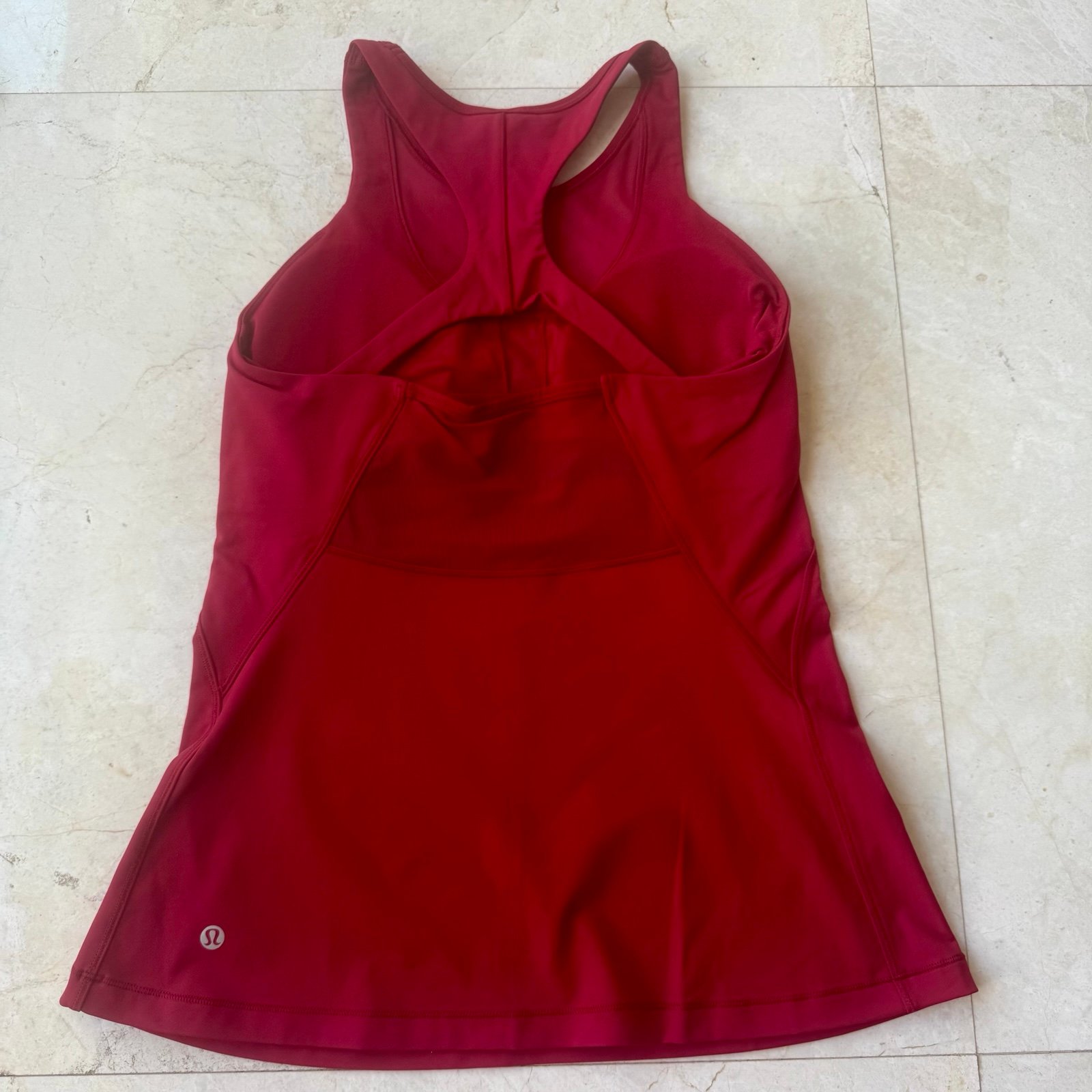 Lululemon Racer Back Tank red Top size 8