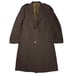 PIERRE CARDIN Wool Single Breasted Long Trench Coat Heavy Jacket Mens 40 Brown