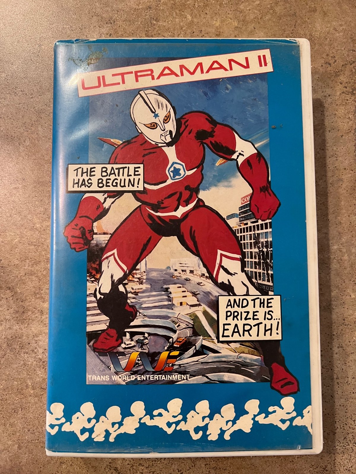Ultraman II VHS Trans World Entertainment 1984 First Release Very Rare Complete.