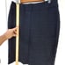 WHBM 100% Cotton Black Textured Knit Pencil Skirt Sz 12
