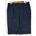 WHBM 100% Cotton Black Textured Knit Pencil Skirt Sz 12