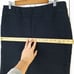 WHBM 100% Cotton Black Textured Knit Pencil Skirt Sz 12