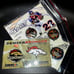 Vintage NFL Broncos Collector Enamel Pin Lot - Set of 4 Pins