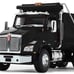 Kenworth T880 Dump Truck Black 1/50 Diecast Model by First Gear