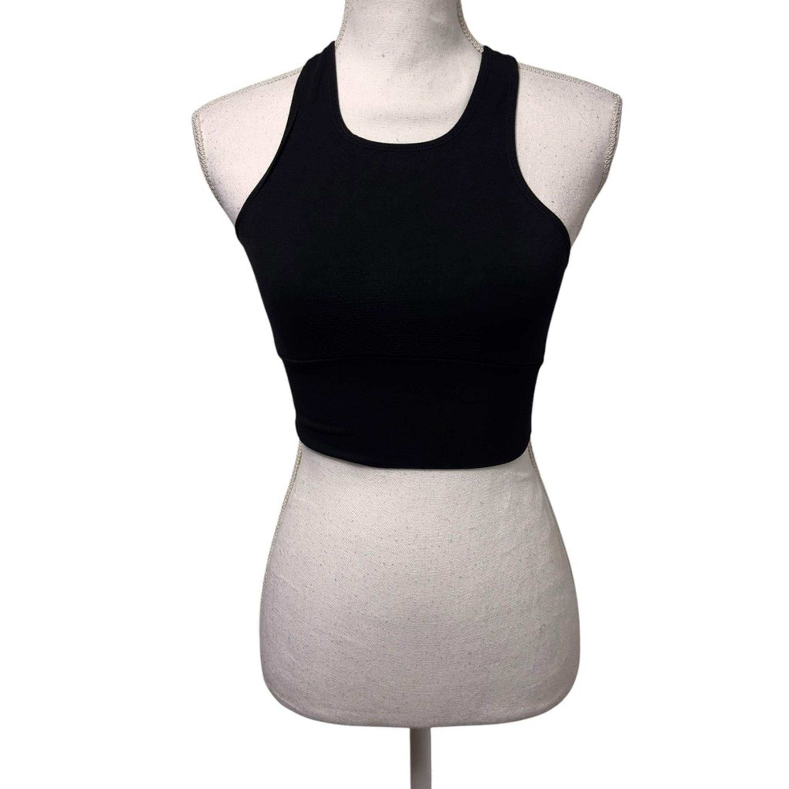 FREE PEOPLE MOVEMENT BLACK WOMEN WORKOUT ATHLETIC SPORTS BRA SIZE XS/S