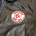 Vintage Boston Red Sox Genuine Merchandise G-III Leather Bomber Jacket Mens Lg