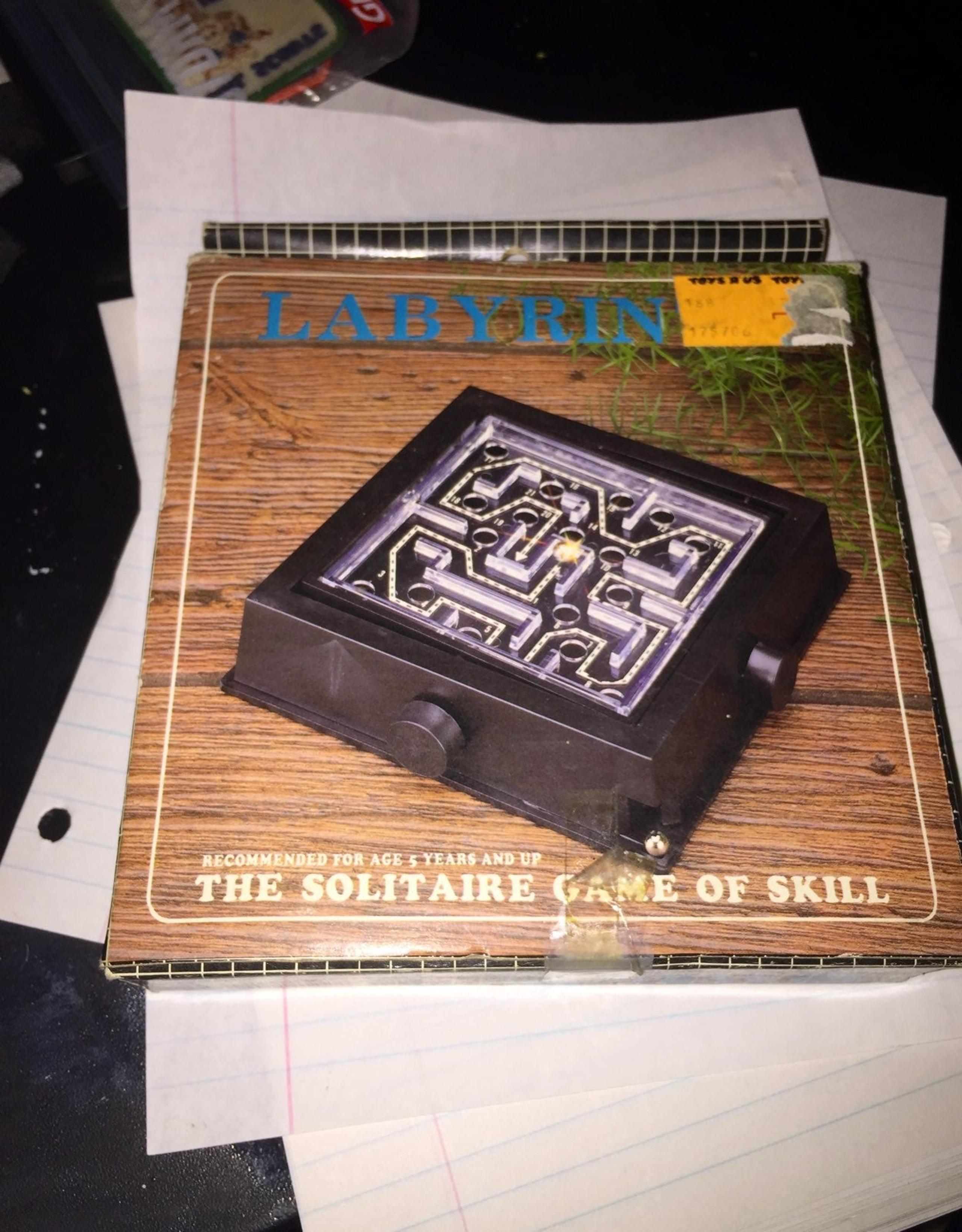Vintage Labyrinch Travel Solitaire