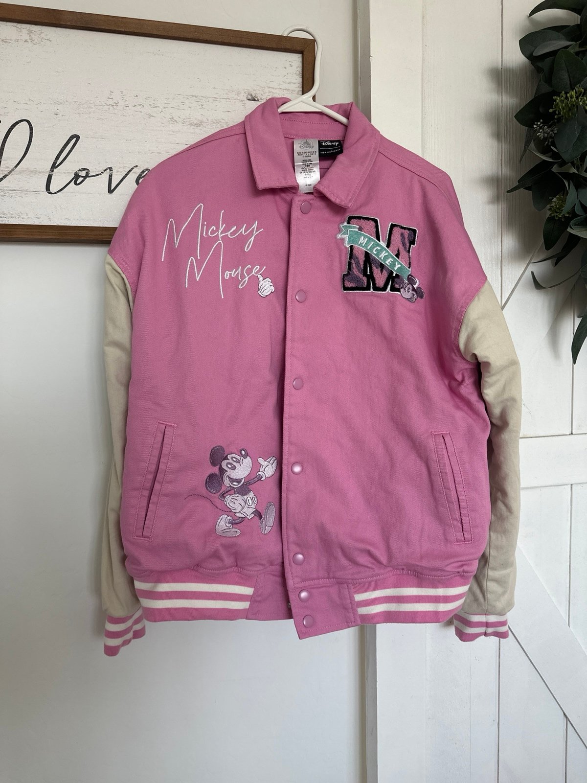 Disney Mickey Mouse Her Universe Varsity Oversized Jacket