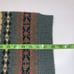 BROOKS BROTHERS Vintage Patterned Turtleneck Sweater 100% Wool Mutli Color Small