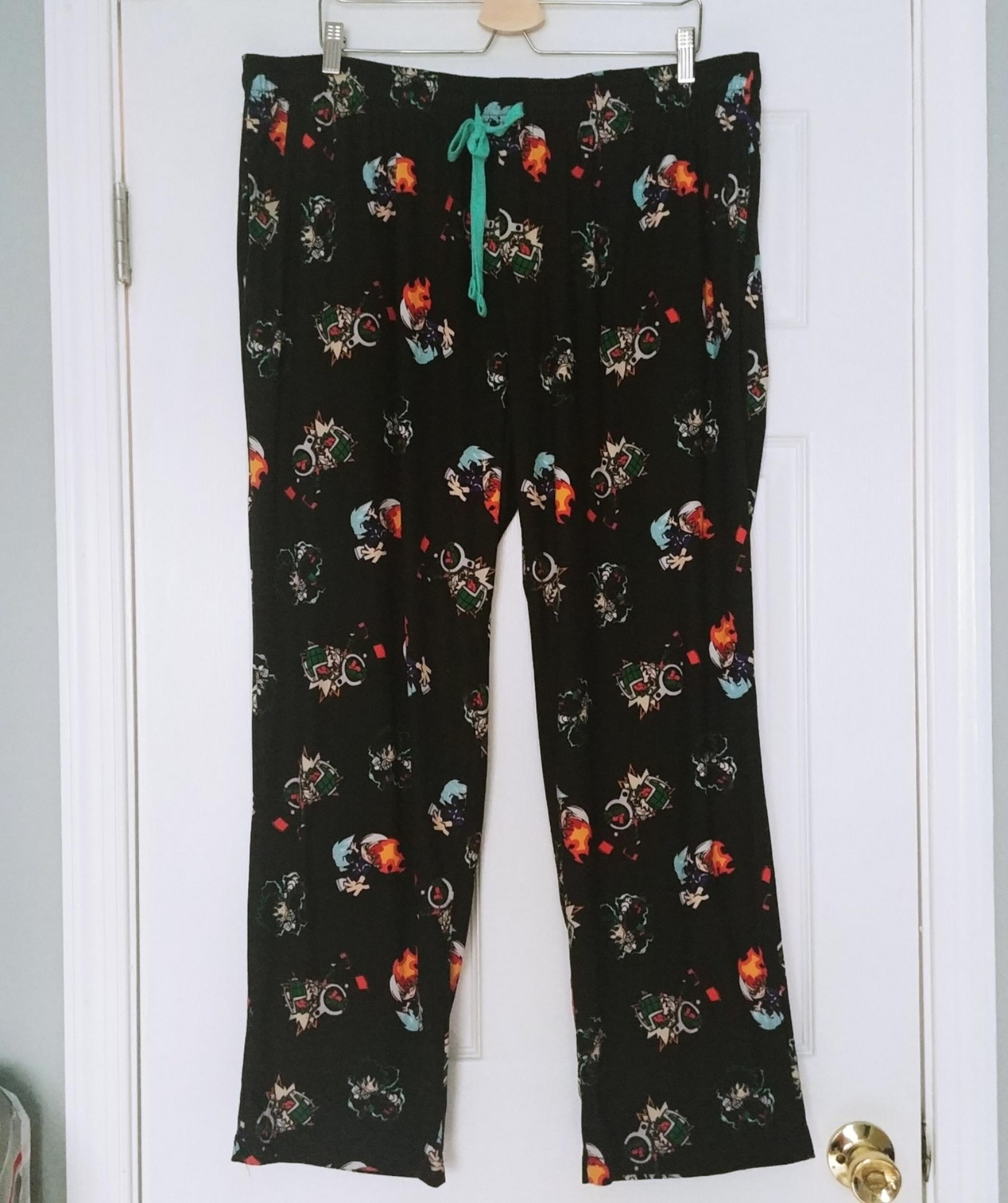 Hot Topic My Hero Academia Women's Plus Size Pajama Pants Size 2 (18-20) Anime