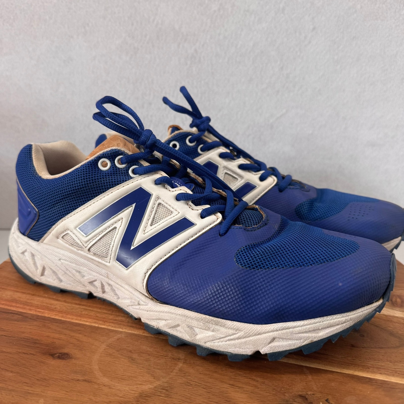 New Balance T3000TS Turf Shoes Debris Free Construction Blue White 11.5