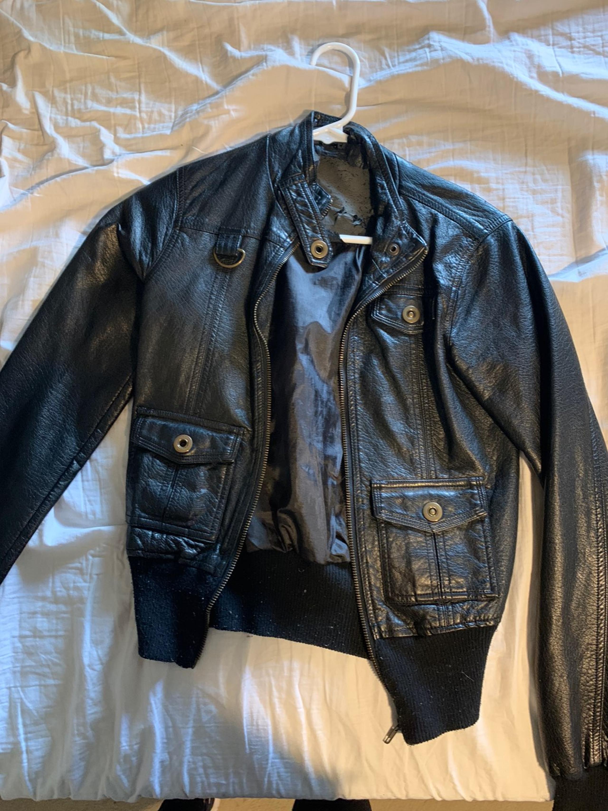 Womens leather jacket