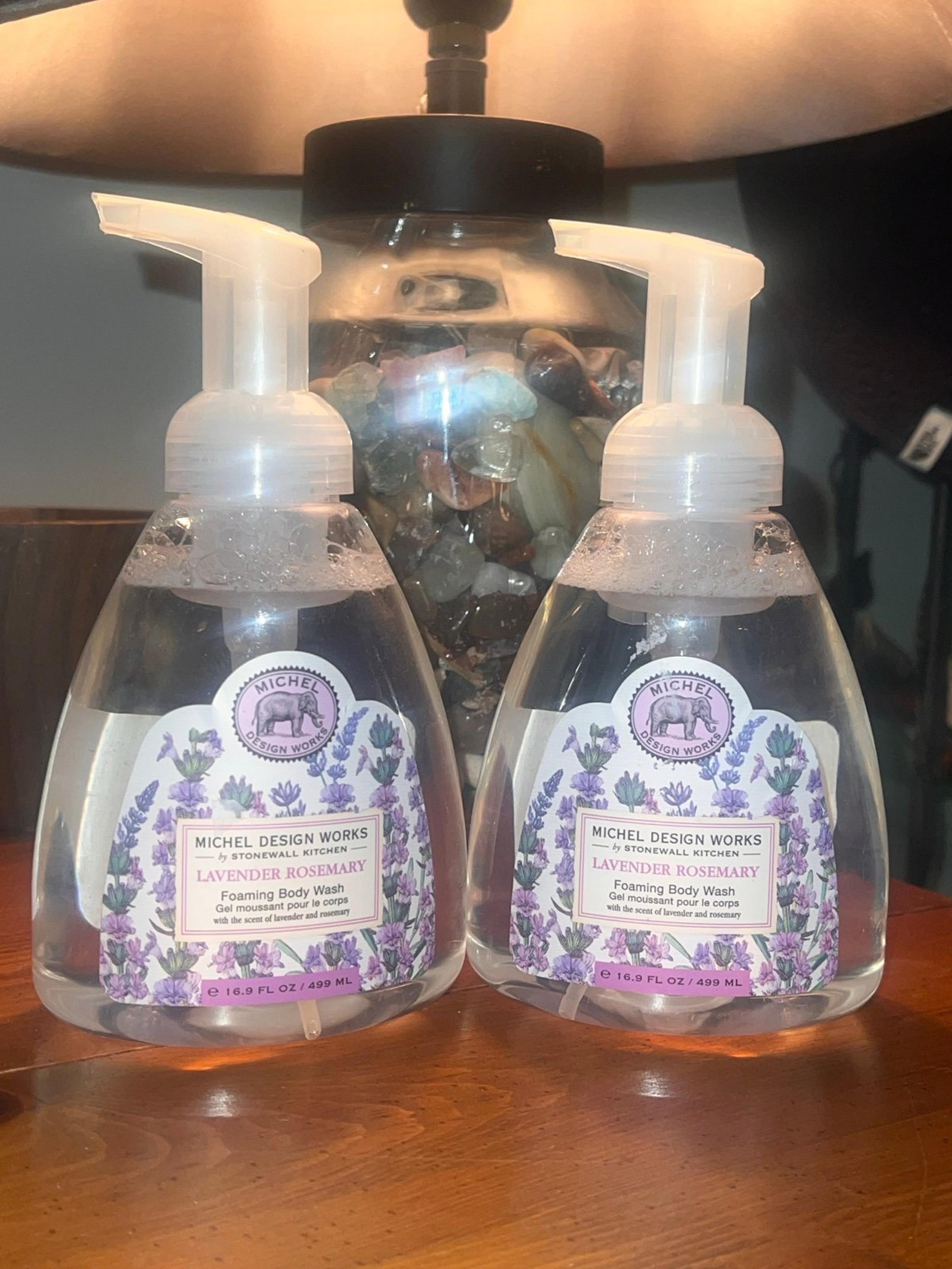 Micheal design works lavender rosemary body wash x2