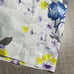 MAX & CO. Bea Cream Blue Floral Short Sleeve Scoop Neck Dress Women’s