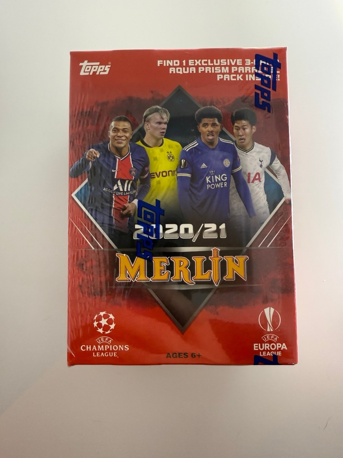 2020/21 Topps Merlin Chrome UEFA Soccer Blaster Box EXCLUSIVE AQUA REFRACTORS