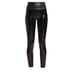 Spanx Faux Leather Sequin Leggings SZ M