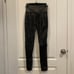 Spanx Faux Leather Sequin Leggings SZ M