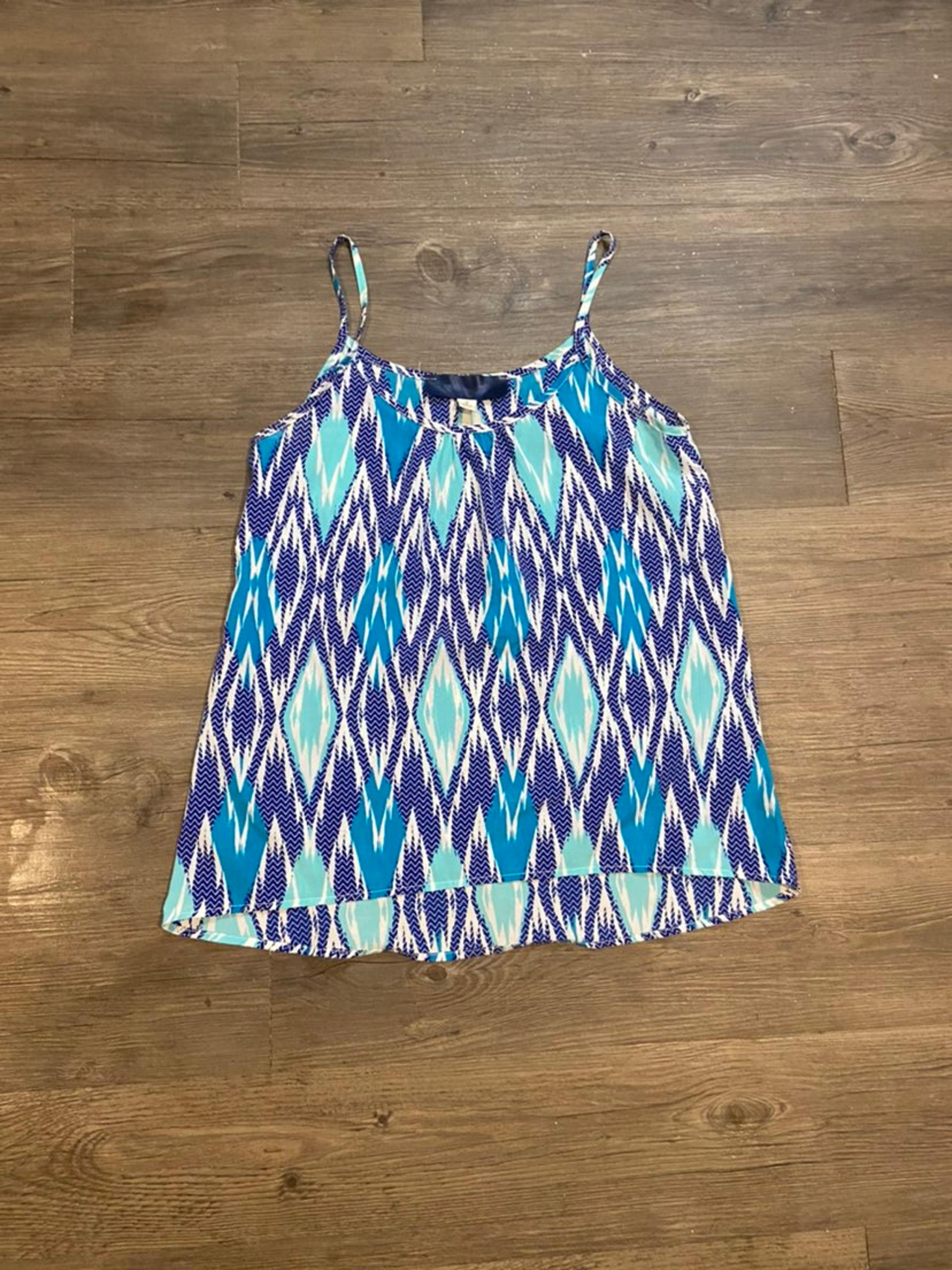 [Blue Rain] Small Boho Strappy Tank - S