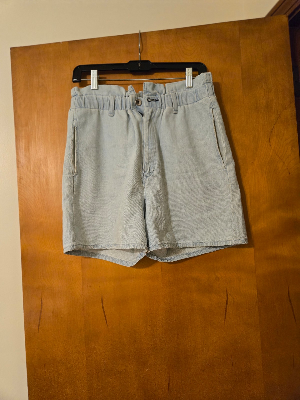 Rag & Bone Light Indigo Linen Jean Shorts Size 27