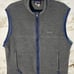 Mens Patagonia Fleece Vest Gray/Blue Size Large