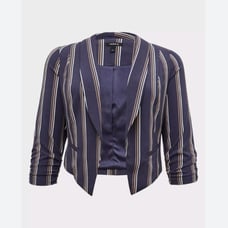 Torrid Crepe Cut Away Blazer Torrid Size 1/US Size 14-16