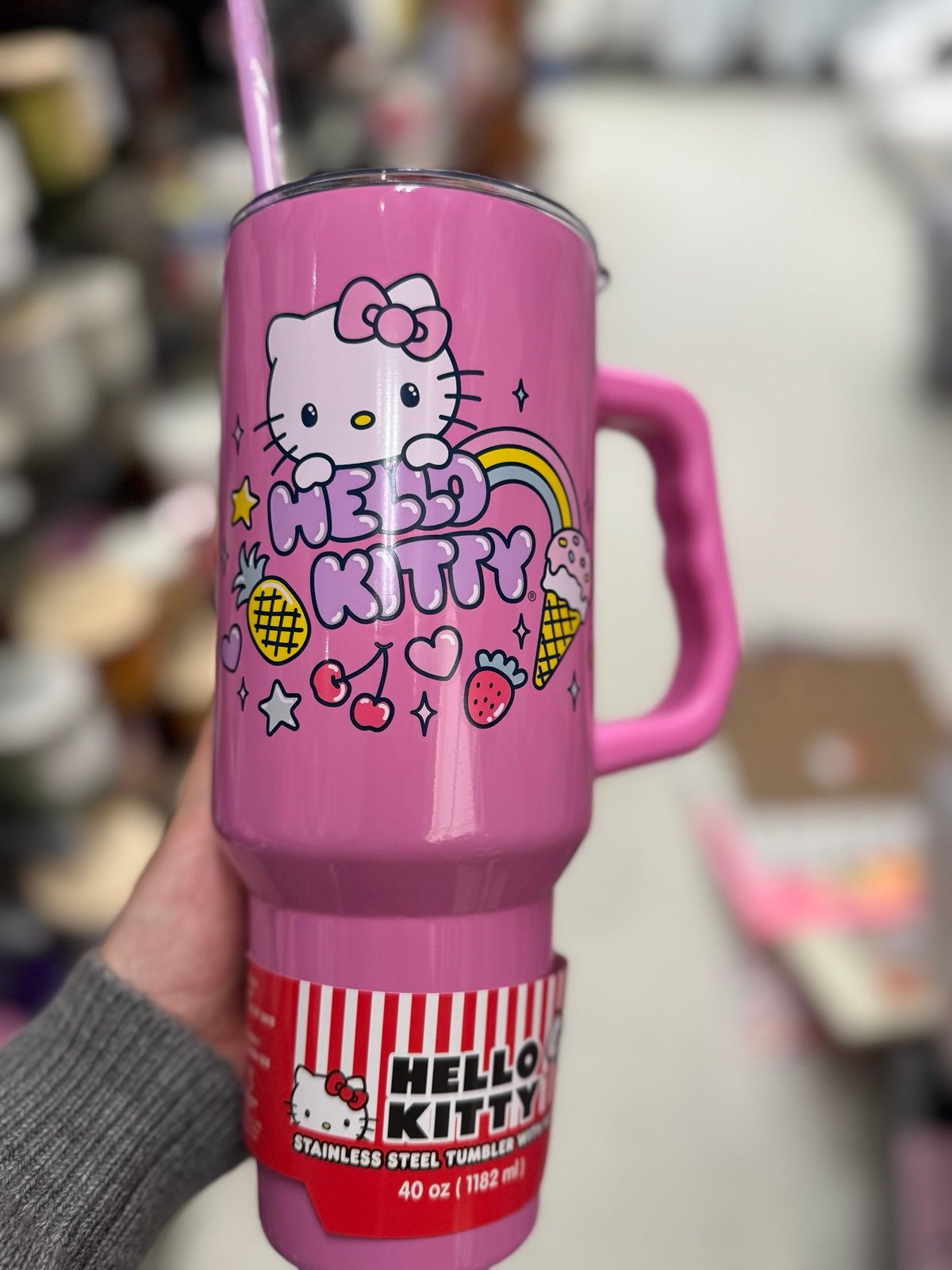Hello kitty pink tumbler