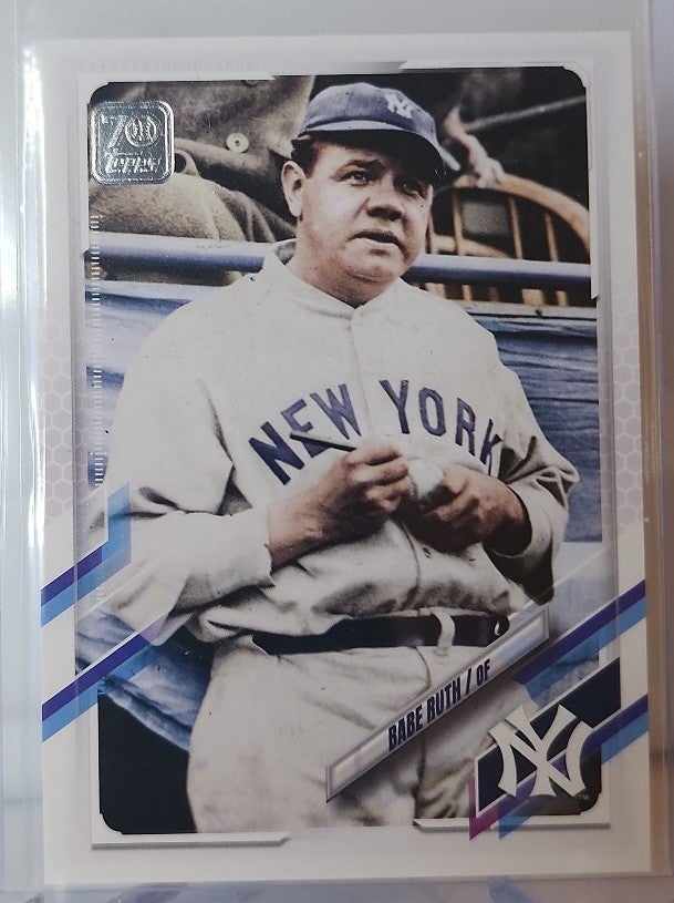 Topps Update Babe Ruth SSP V Code#CMP048417