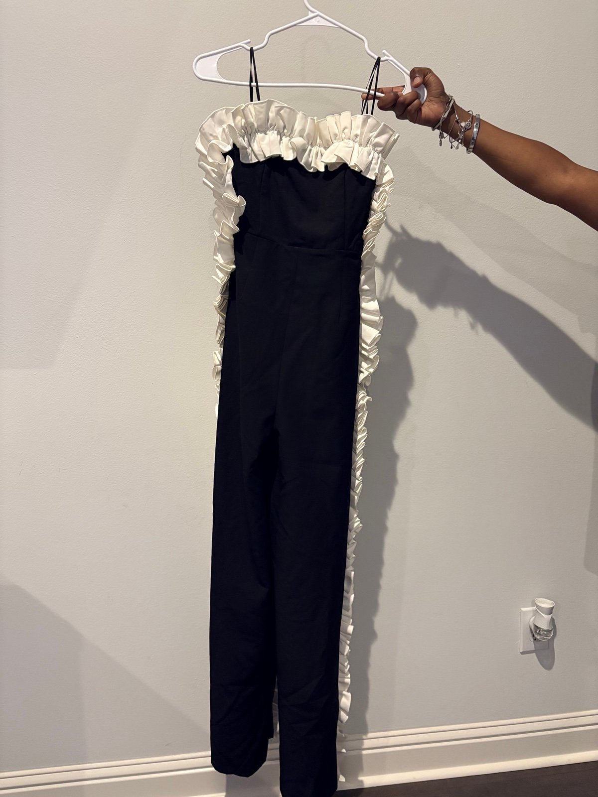 Black & white Akira jumpsuit