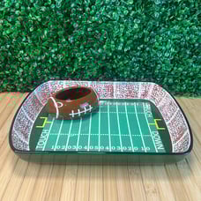Kovot Football Stadium Chip and Dip Sports Serving Set New In Box