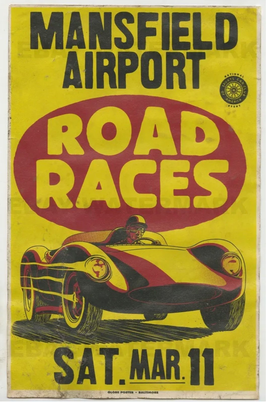 Vintage Road Race Poster