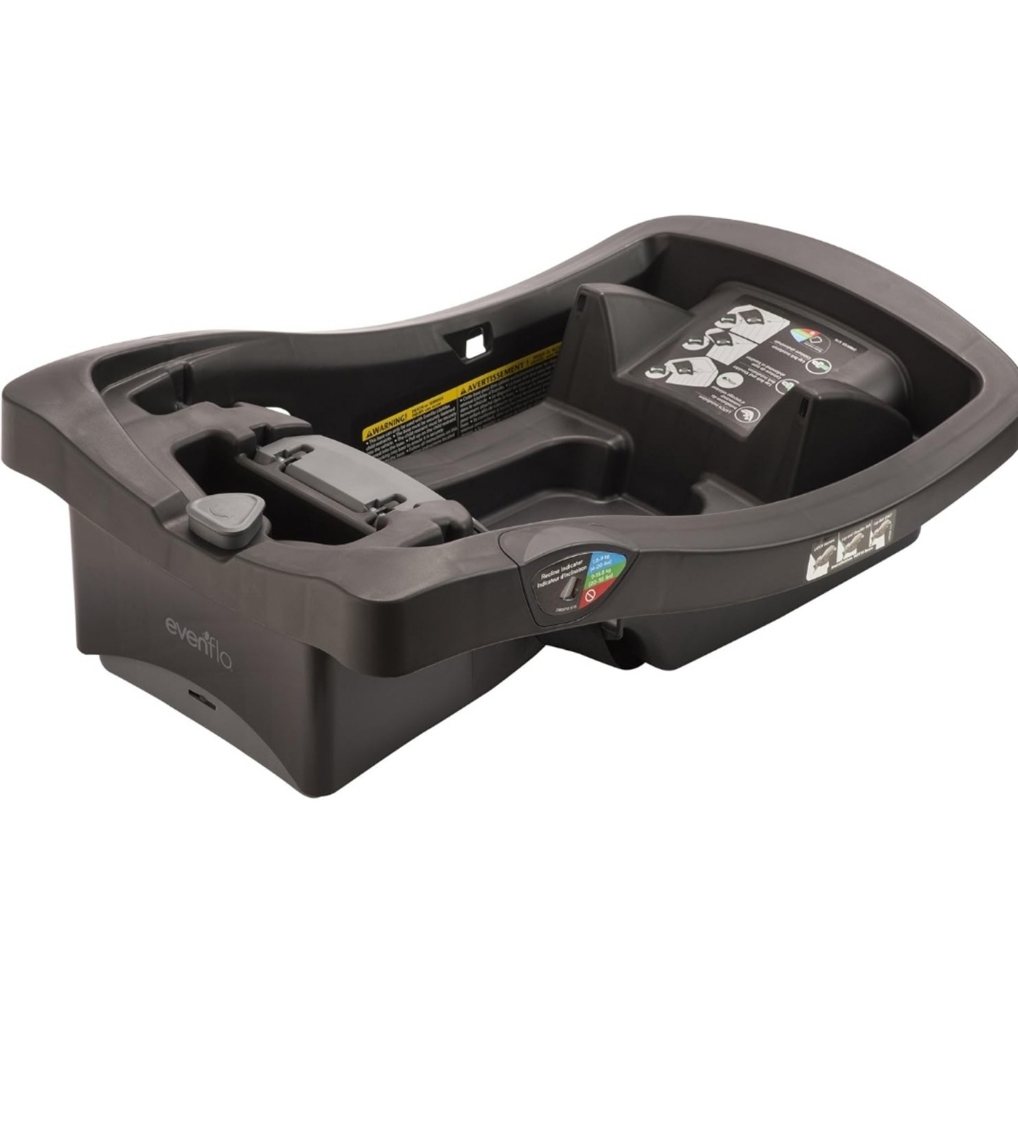 Evenflo LiteMax Infant Car Seat Base, Easy to Install, Versatile and Convenient,