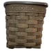 Longaberger Tall Tissue Basket with Lid Deep Brown Rare 2006 DW Signature