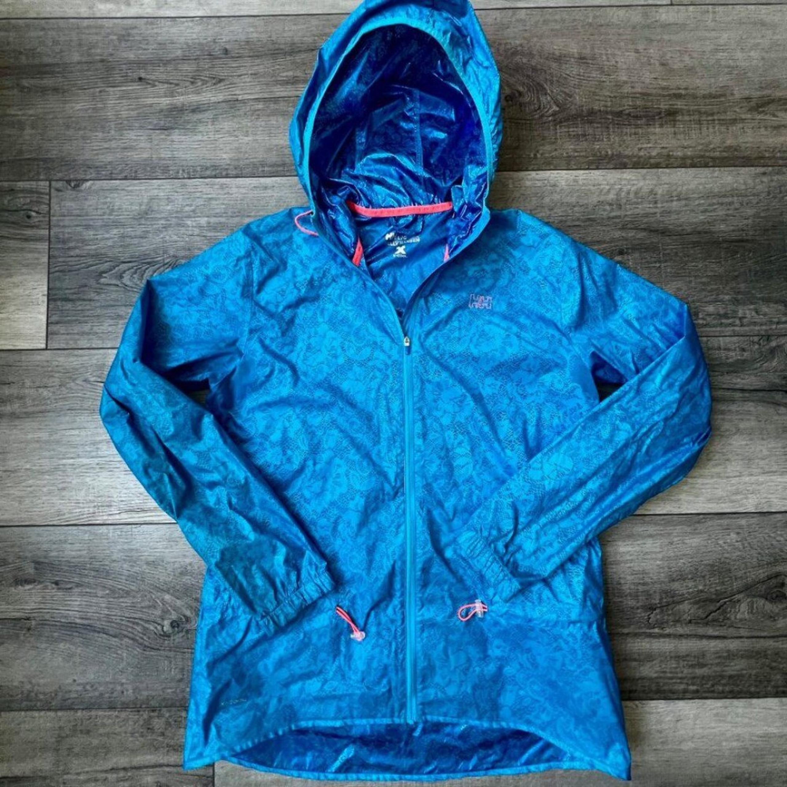 Helly Hansen Aspire Womens Windbreaker Water Repel Blue X Cool Sporty Light