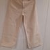COS Women Organic Cotton Wide Leg Cropped Cream Jeans Sz 29 NWT Rare