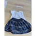 D165 American girl doll Pleasant Company Josefina indigo skirt school outfit