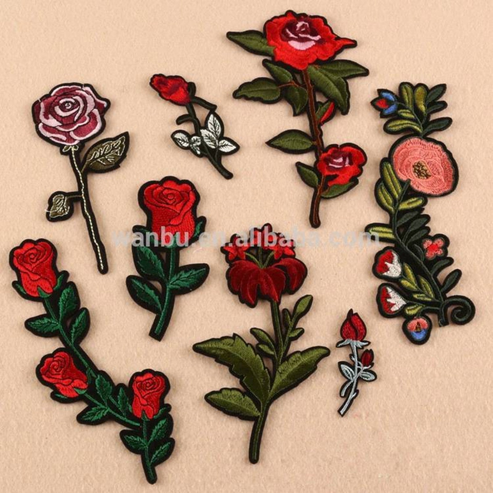 New Mix ironon and sew-on patches 20 pieces